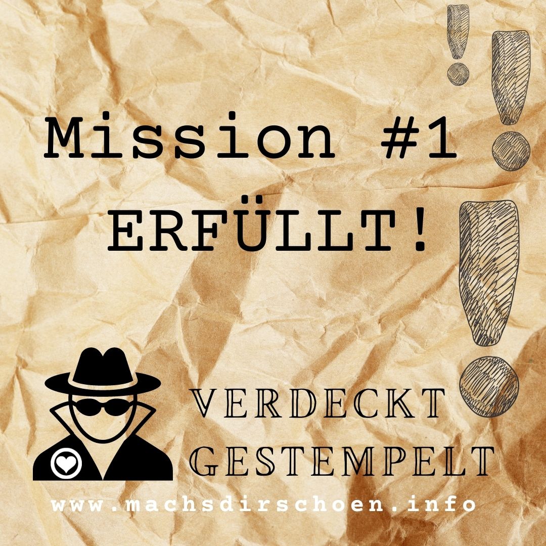 Read more about the article Auflösung VERDECKT GESTEMPELT Mission #1