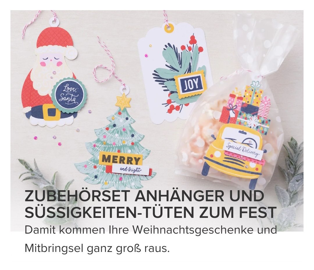 Read more about the article Stampin‘ Up!  Produktset / ZUBEHÖRSET ANHÄNGER ZUM FEST