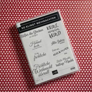 Stampin' Up! STEMPELSET ABLÖSBAR SO KLINGT WEIHNACHTEN (DEUTSCH)