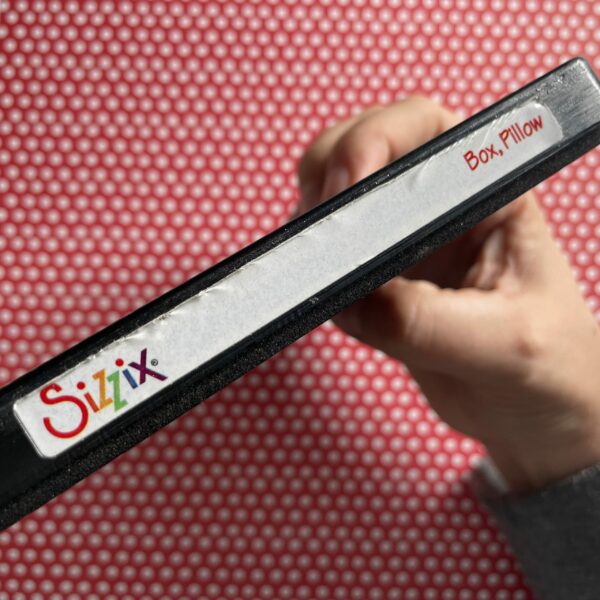 Bigz Stanzform Sizzix Pillow Box