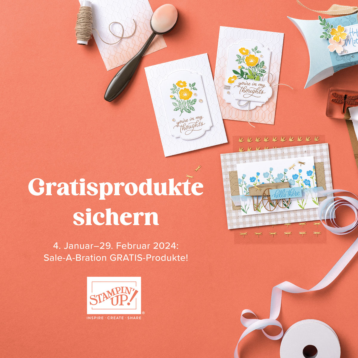Read more about the article Stampin‘ Up! Sale-A-Bration SAB 2024 – alles was du wissen musst