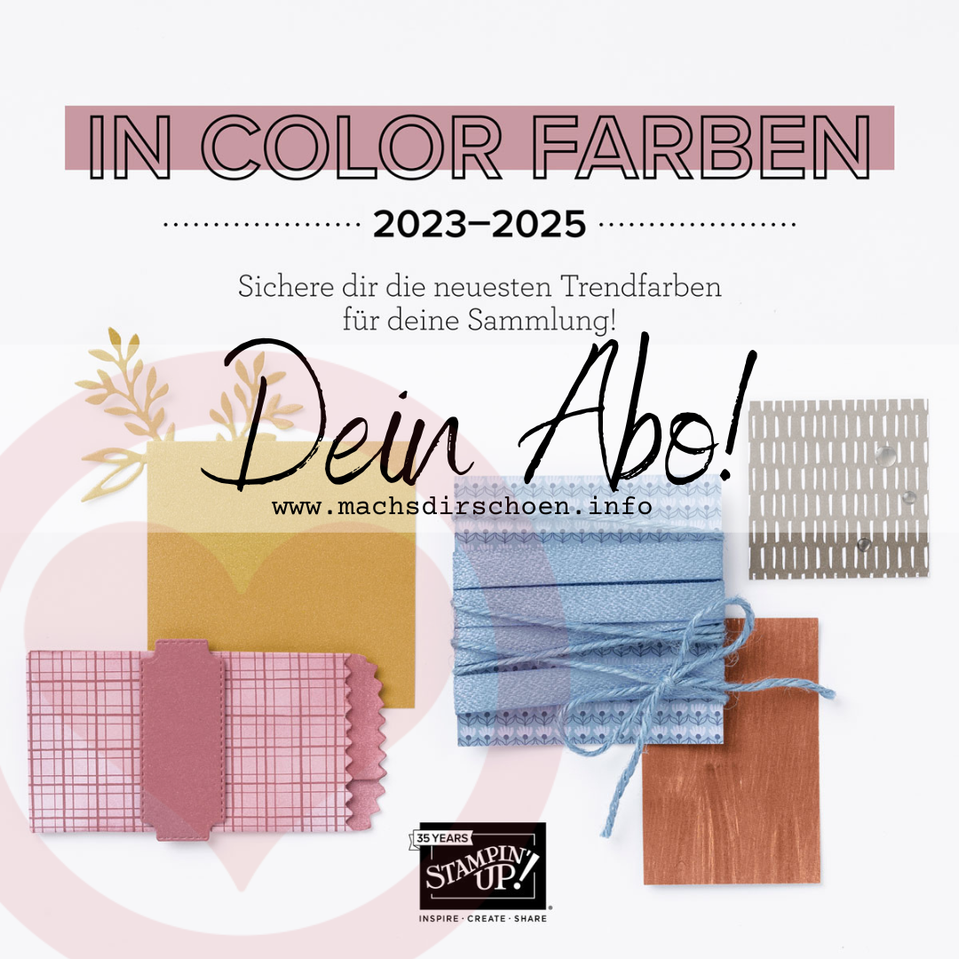 Read more about the article Stampin‘ Up! In Color 2023-2025 Abo mit exklusivem Extra nur für Abonnenten