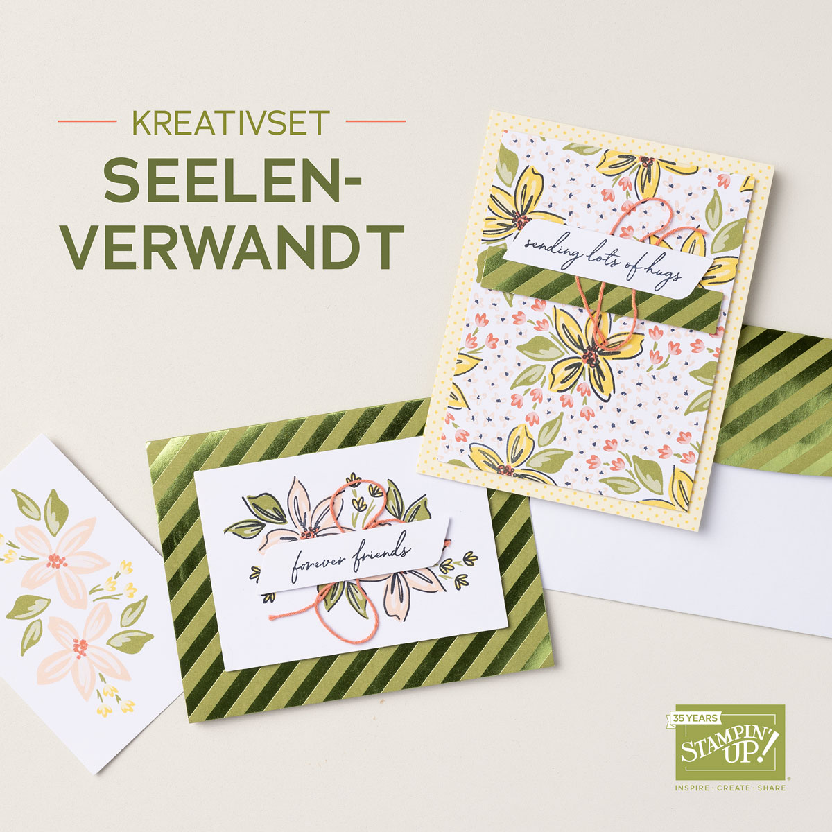 Read more about the article Stampin‘ Up! Komplettsets / KREATIVSET SEELENVERWANDT