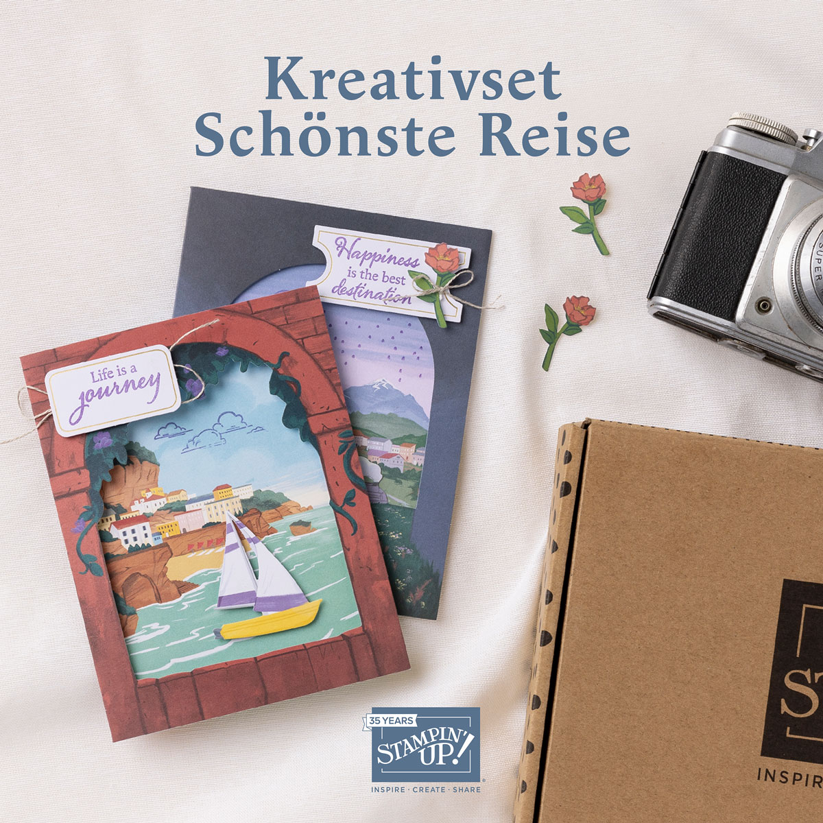 Read more about the article Stampin‘ Up! Komplettsets / KREATIVSET SCHÖNSTE REISE