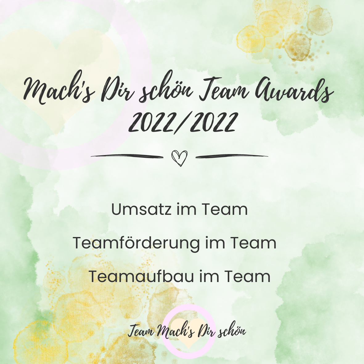 Read more about the article Mach’s Dir schön Team Award 2022/2023