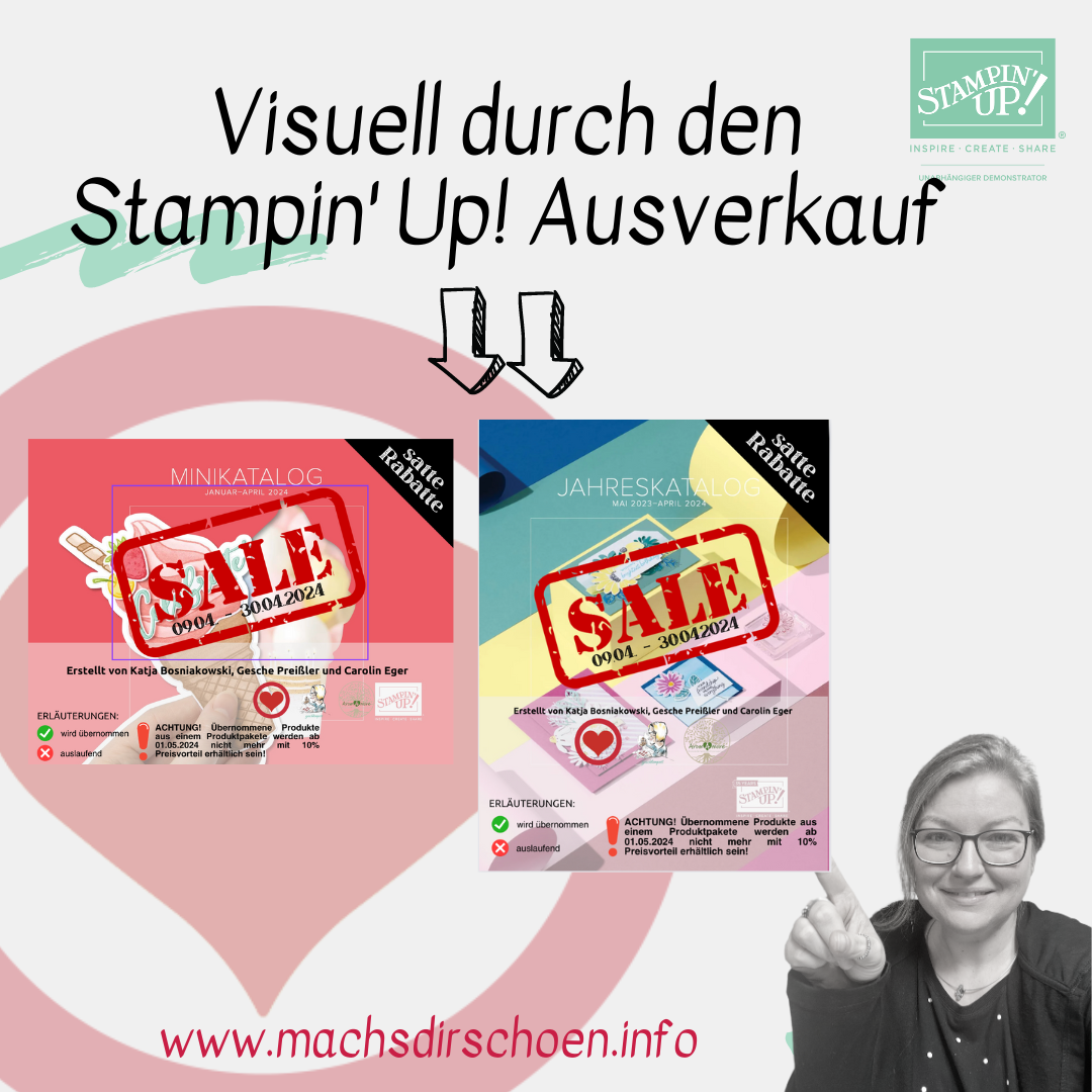 Read more about the article Stampin‘ Up! AUSVERKAUF – visuell durch den Minikatalog Januar-April 2024 und Jahreskatalog 2023/2024 mit PDF Download