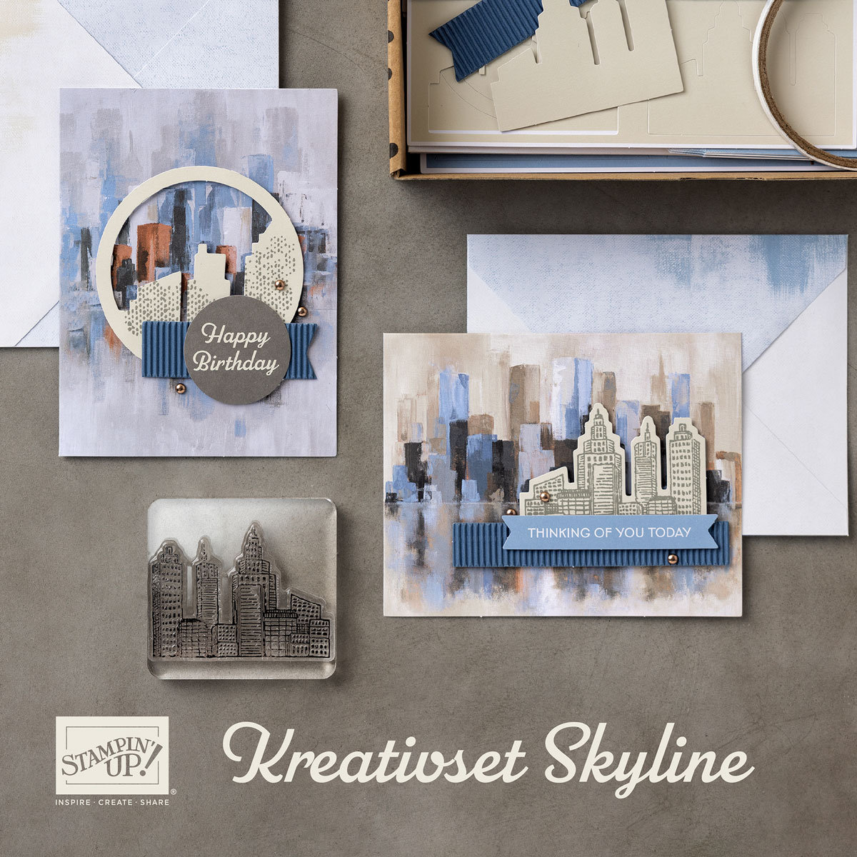 Read more about the article Stampin‘ Up! Komplettsets / KREATIVSET SKYLINE