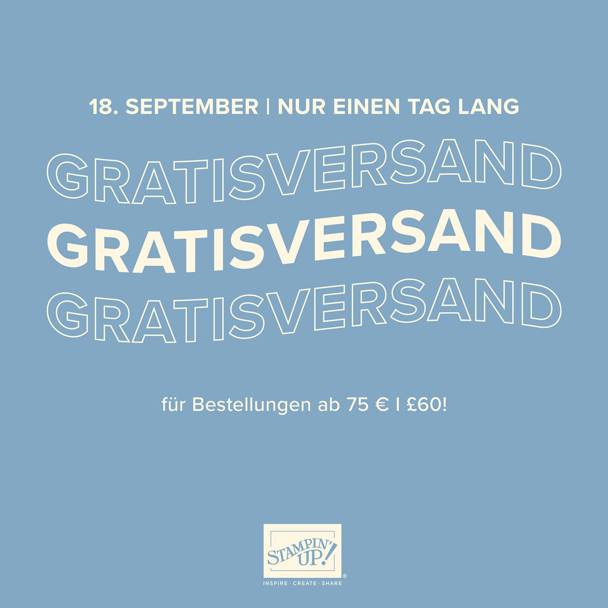 Mehr über den Artikel erfahren Aktion nur 24 Stunden Versandkostenfrei / Gratisversand am 18.09.2024