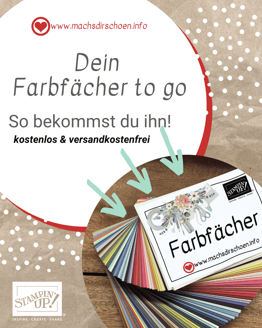Mehr über den Artikel erfahren NEU – Dein Stampin‘ Up! Farbfächer to go