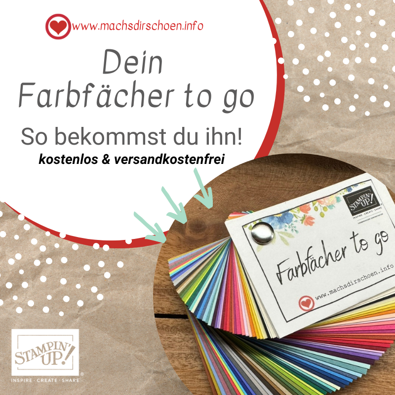 Mehr über den Artikel erfahren NEU – Dein Stampin‘ Up! Farbfächer to go