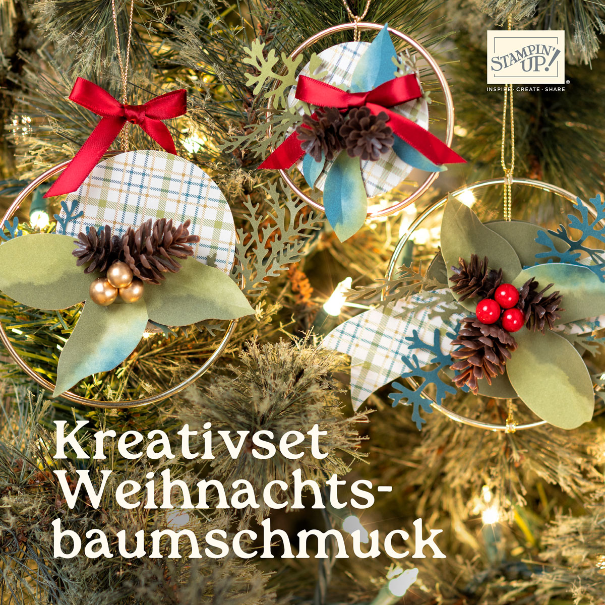 Mehr über den Artikel erfahren Stampin‘ Up! Komplettsets / KREATIVSET WEIHNACHTSBAUMSCHMUCK