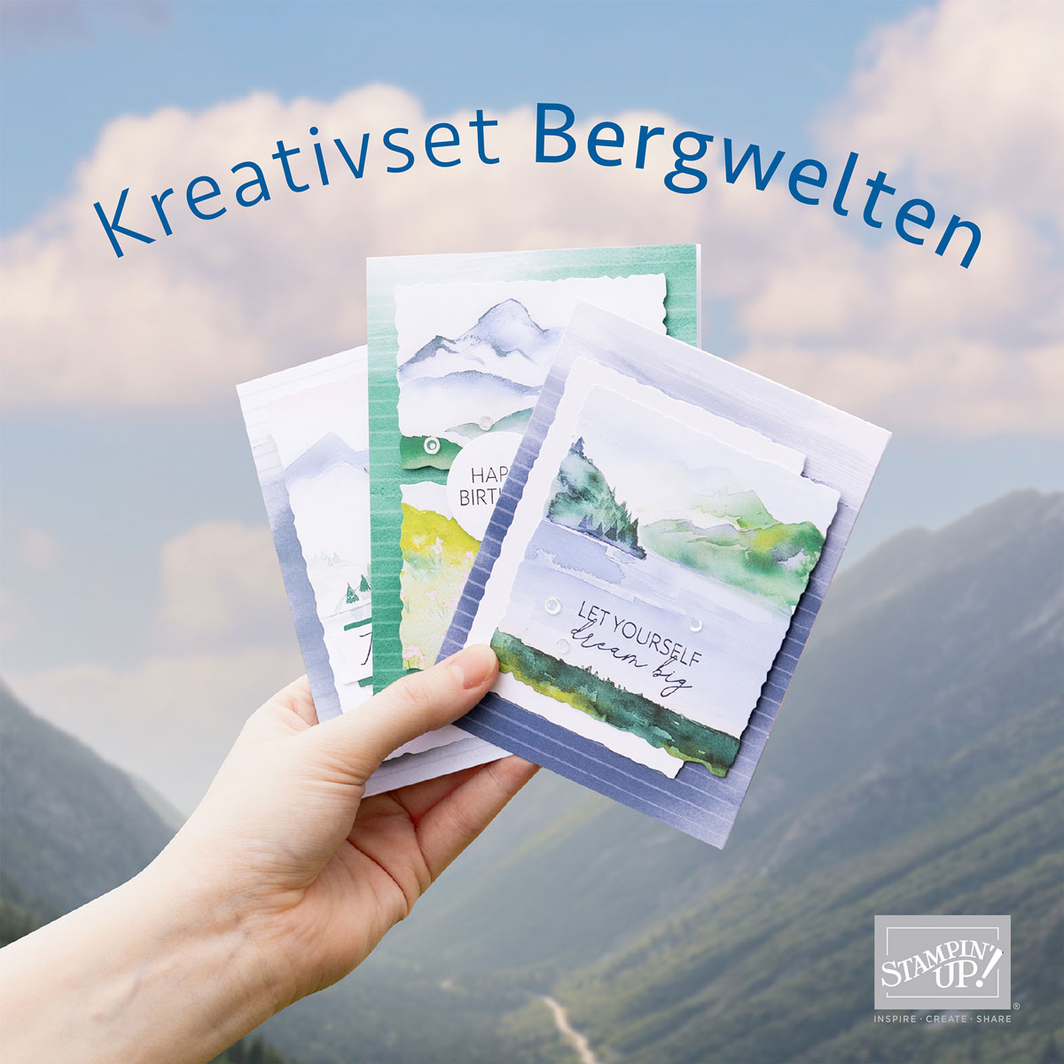 Mehr über den Artikel erfahren Stampin‘ Up! Komplettsets / KREATIVSET BERGWELTEN