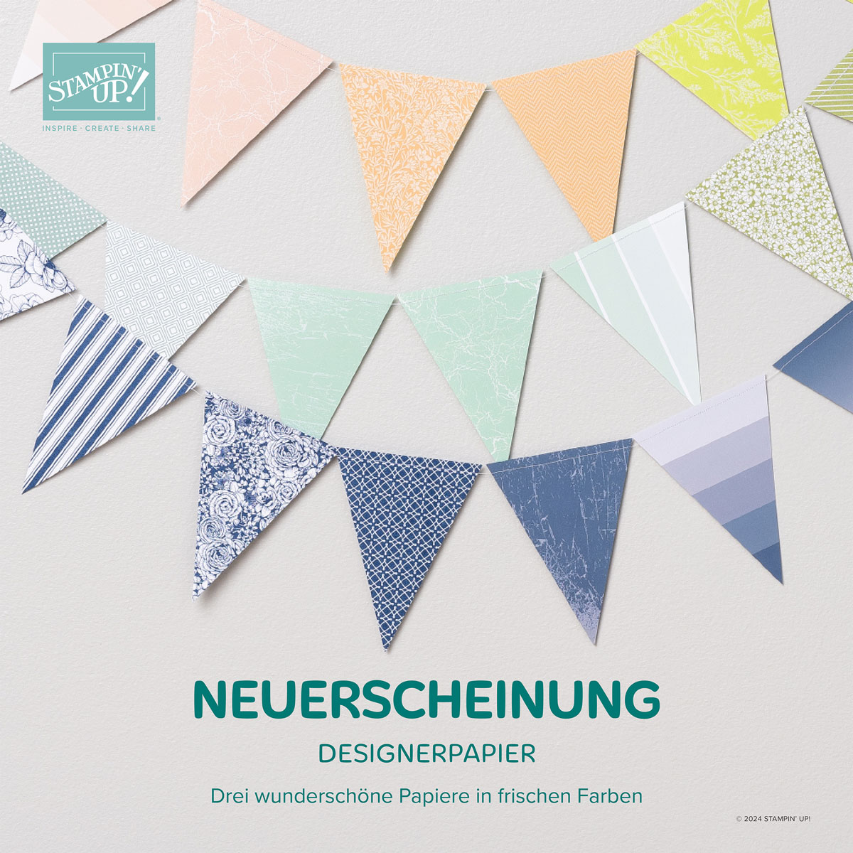 Mehr über den Artikel erfahren Neuerscheinung – vertraute Favoriten im neuen Look – Entdecke Designerpapier-Highlights!