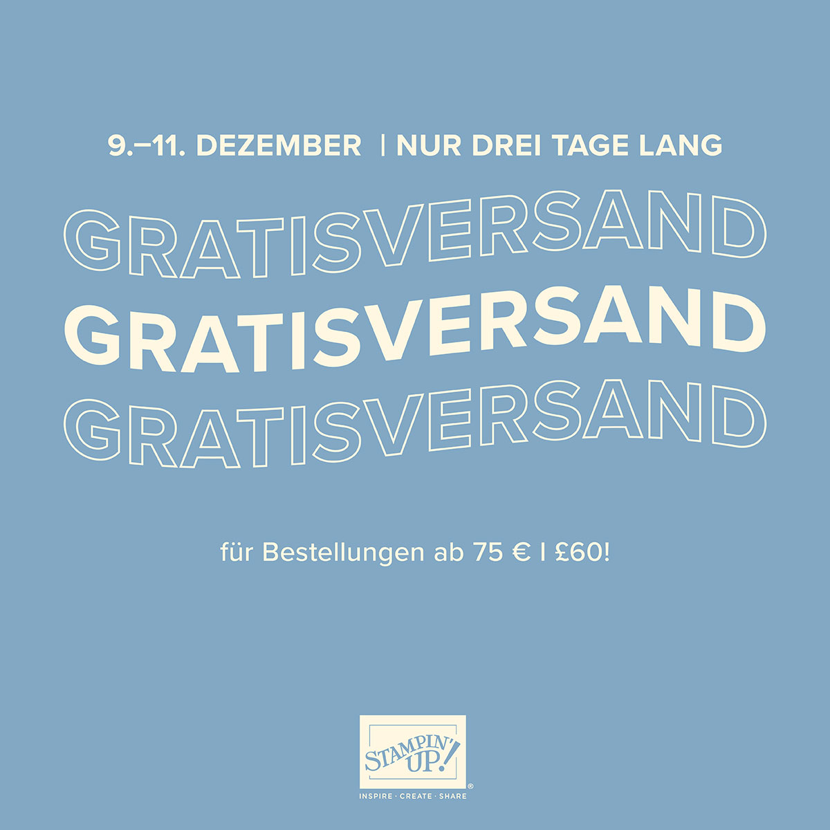 Mehr über den Artikel erfahren Aktion Versandkostenfrei / Gratisversand vom 09. – 11.12.2024