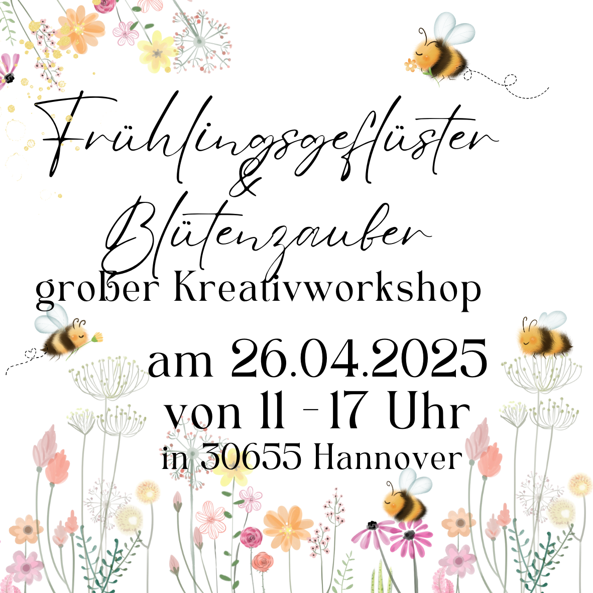 Mehr über den Artikel erfahren Frühlingsgeflüster & Blütenzauber – unser 2. großer Kreativ-Tag in Hannover im ZeitRaum