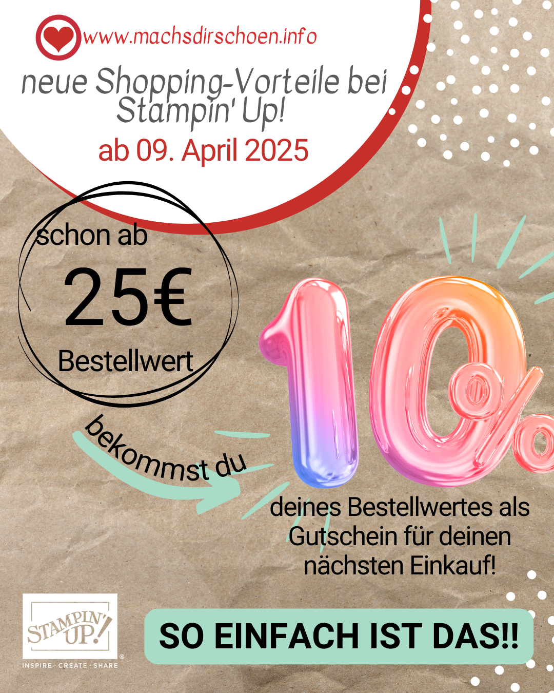 Mehr über den Artikel erfahren neue Shopping-Vorteile bei Stampin‘ Up!