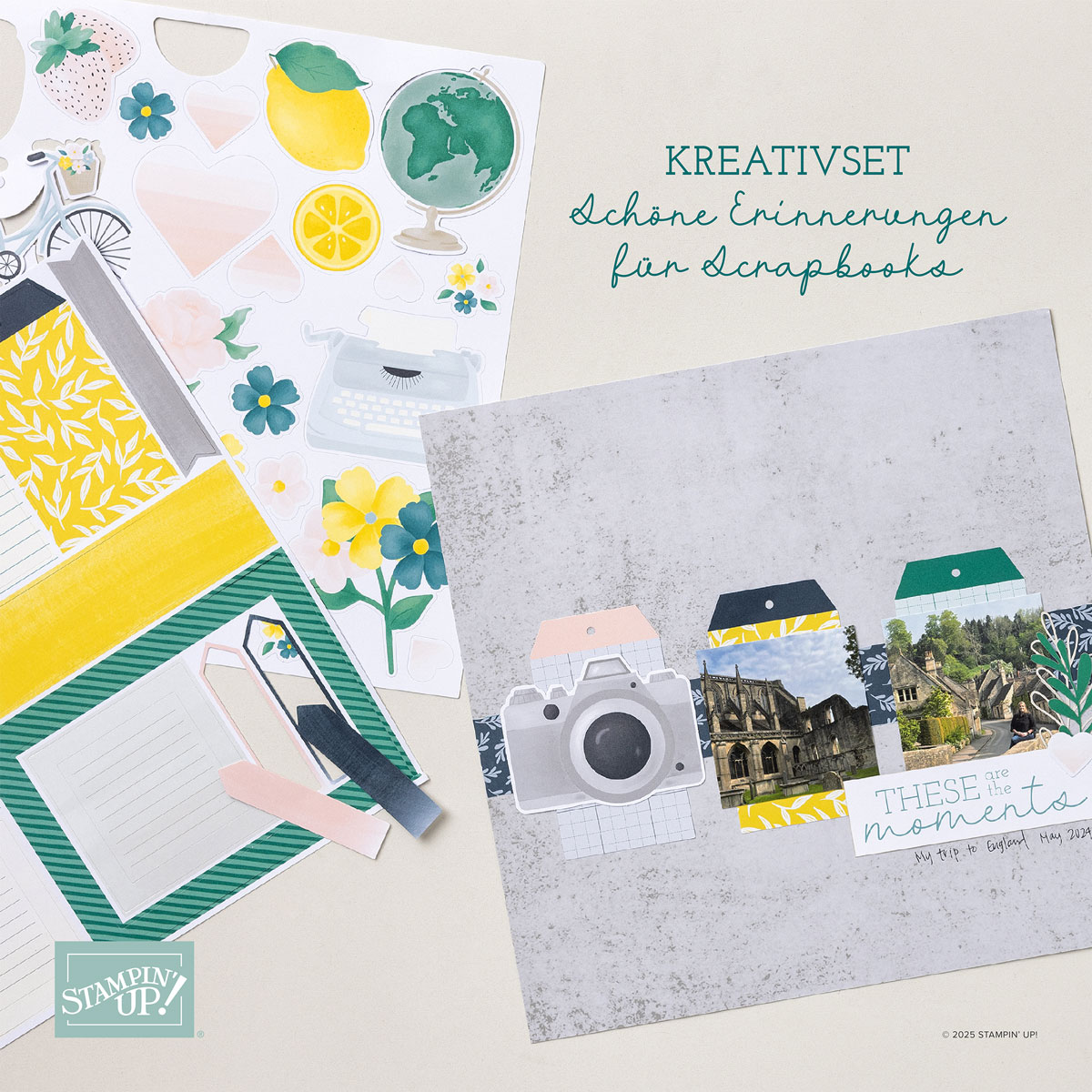 Mehr über den Artikel erfahren Stampin‘ Up! Komplettsets / KREATIVSET SCHÖNE ERINNERUNGEN FÜR SCRAPBOOKS