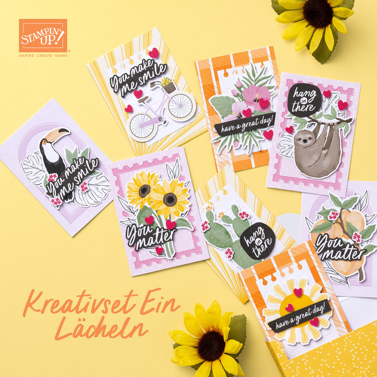 Mehr über den Artikel erfahren Stampin‘ Up! Komplettsets / KREATIVSET EIN LÄCHELN