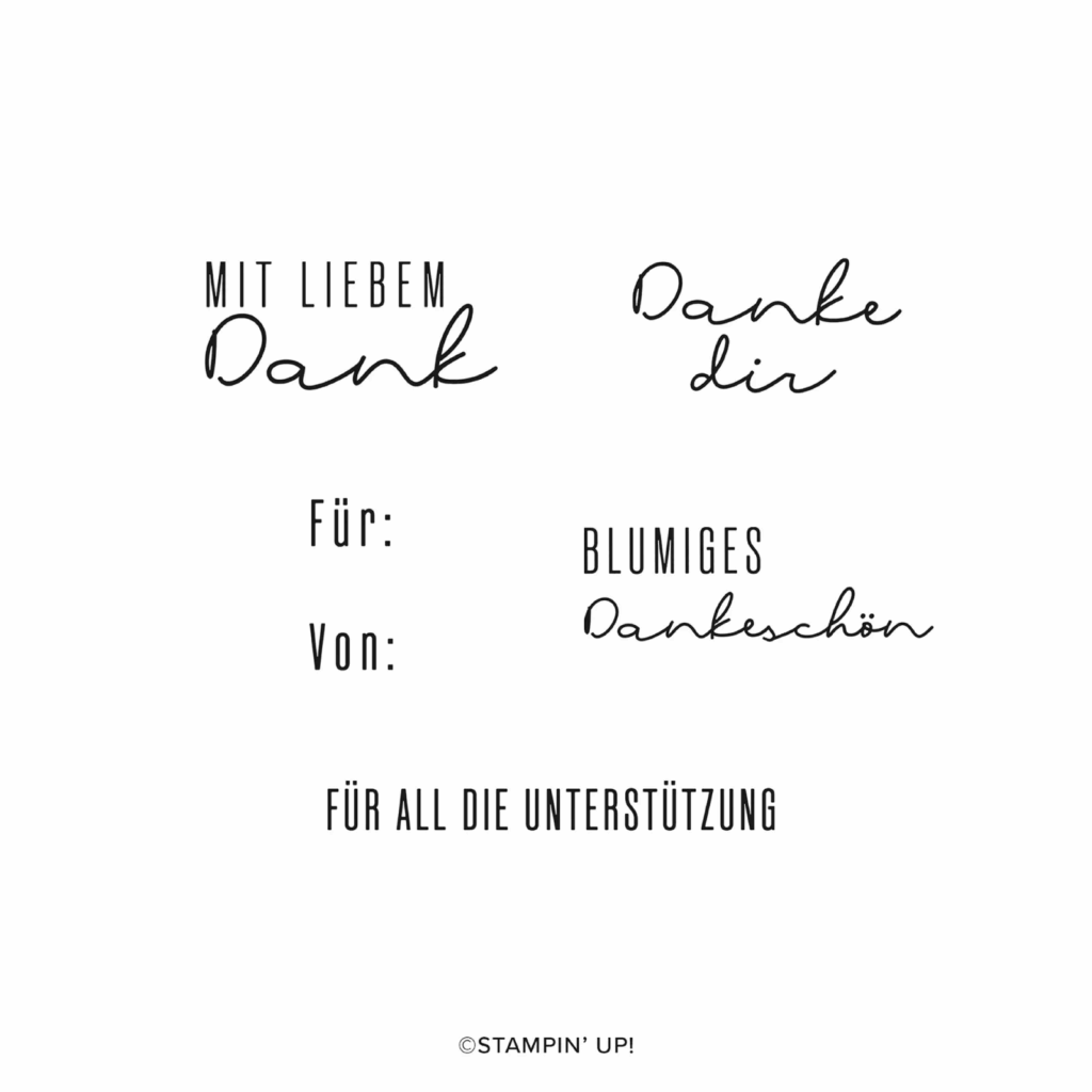 Stampin‘ Up! KREATIVSET DANKESSTRAUSS