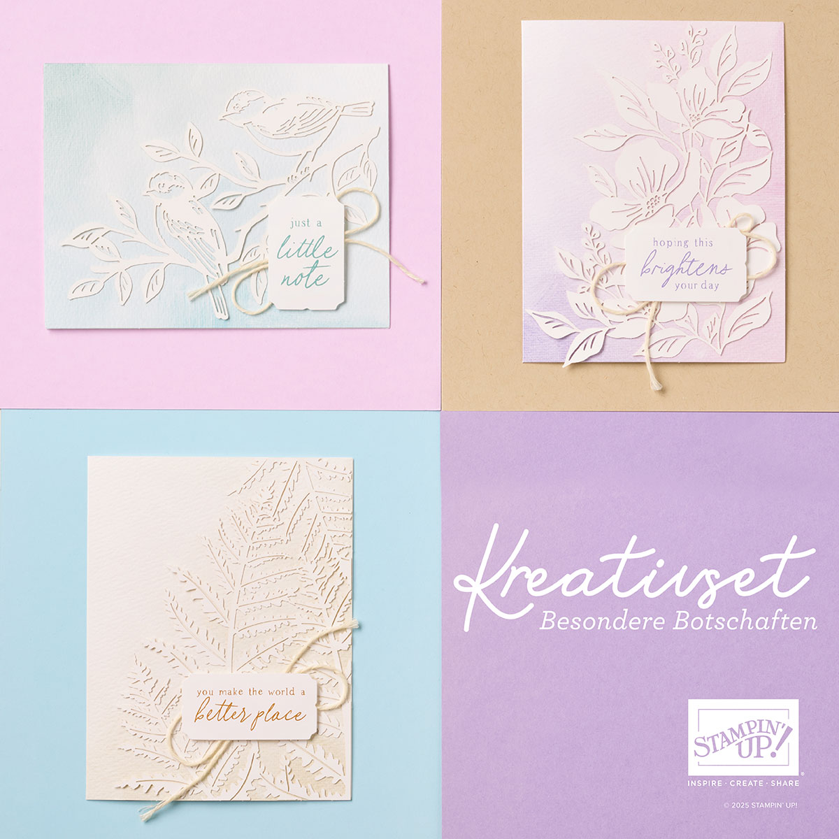 Mehr über den Artikel erfahren Stampin‘ Up! Komplettsets / KREATIVSET BESONDERE BOTSCHAFTEN