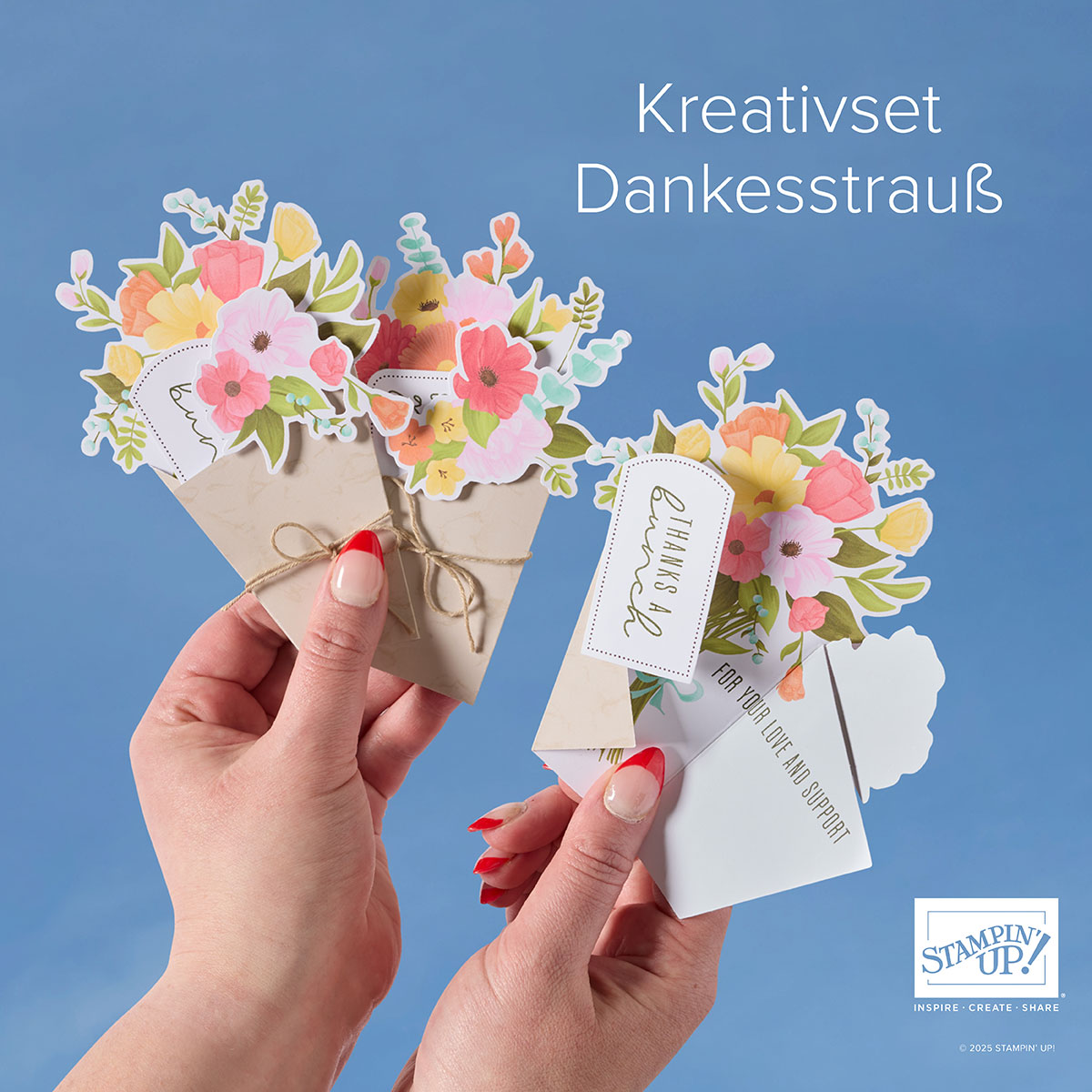 Mehr über den Artikel erfahren Stampin‘ Up! Komplettsets / KREATIVSET DANKESSTRAUSS