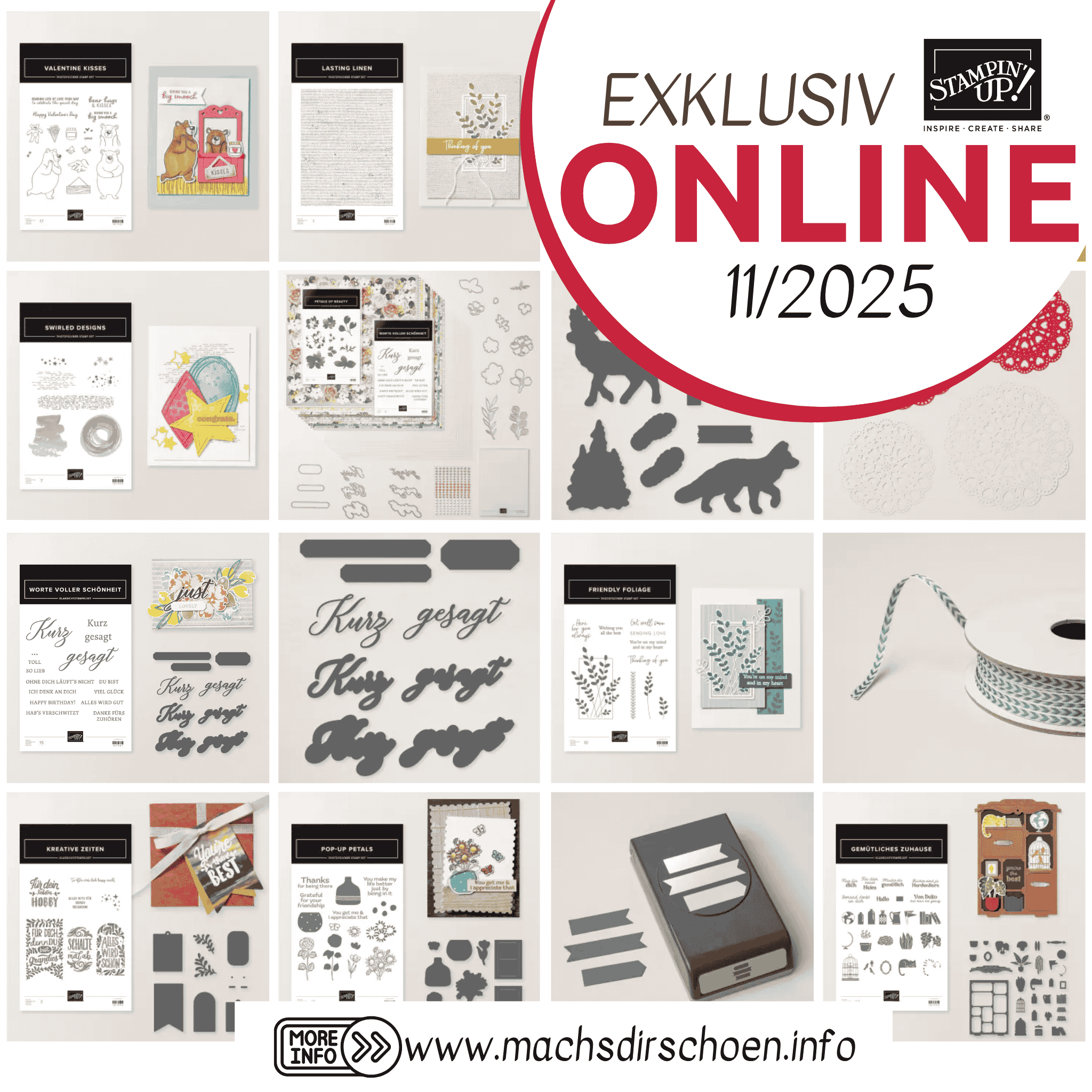 Mehr über den Artikel erfahren neue Stampin‘ Up! Online Exklusiv Produkte – 11/2025