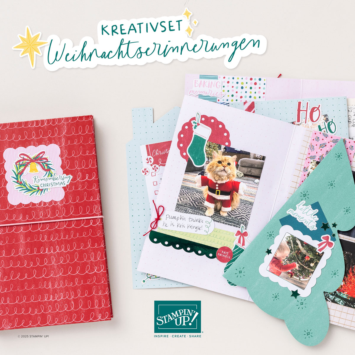 Mehr über den Artikel erfahren Stampin‘ Up! Komplettsets / KREATIVSET WEIHNACHTSERINNERUNGEN
