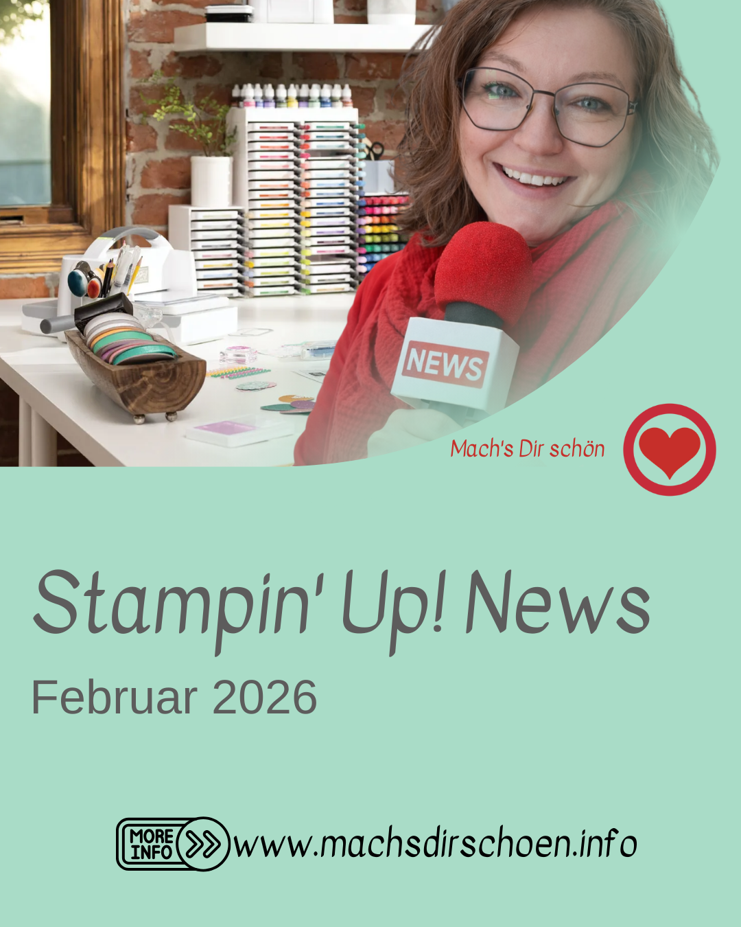 Mehr über den Artikel erfahren Stampin‘ Up! Stempelnews & Papiergedöns Februar 2026