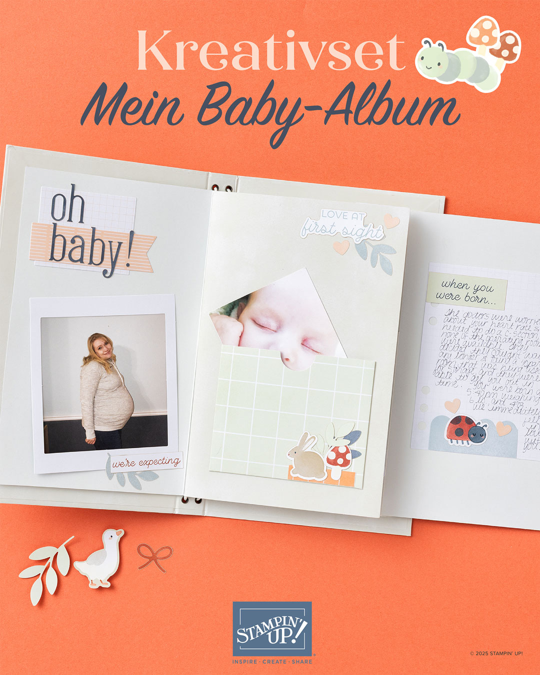 Mehr über den Artikel erfahren Stampin‘ Up! Komplettsets / KREATIVSET MEIN BABY-ALBUM