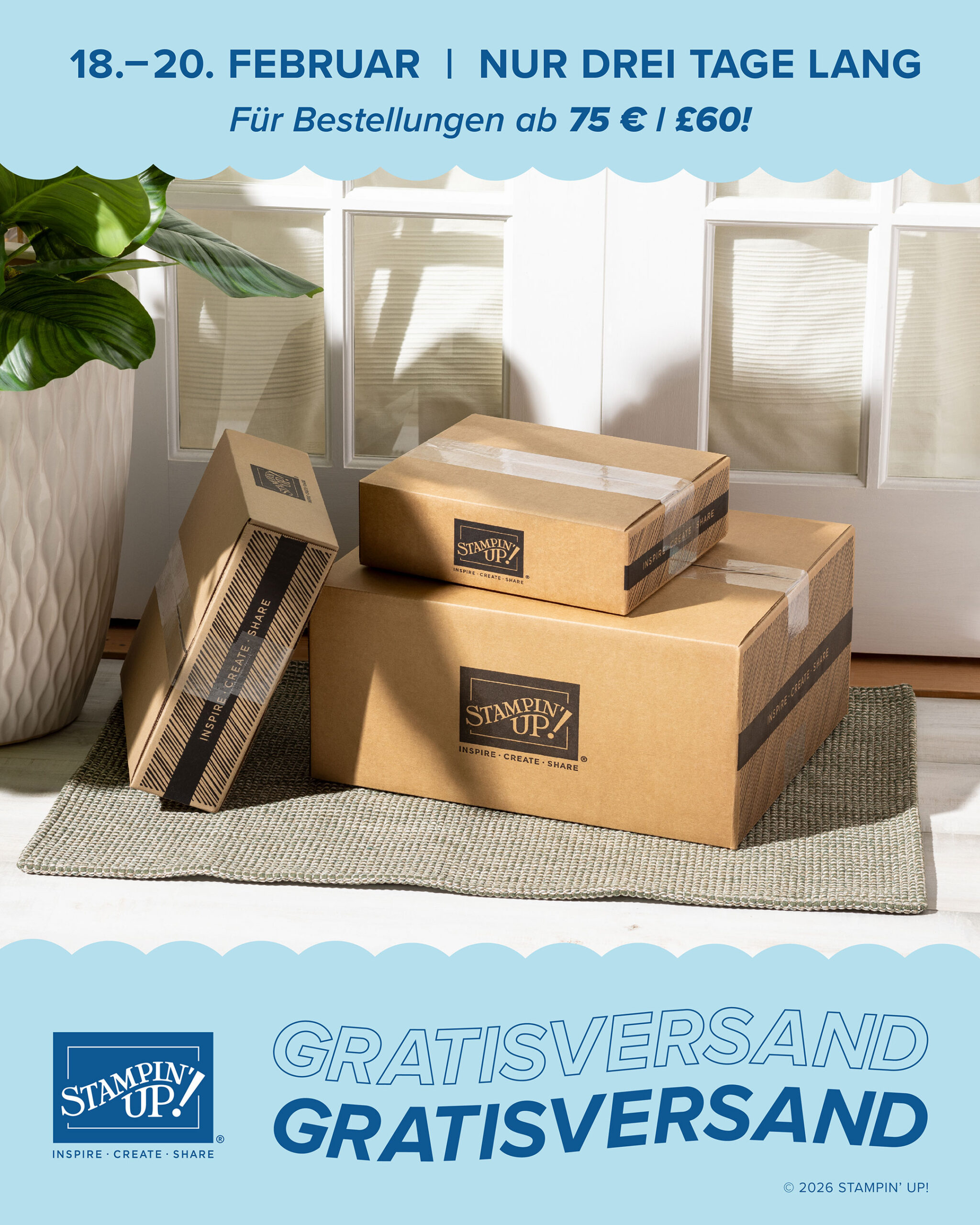 Mehr über den Artikel erfahren Aktion Versandkostenfrei / Gratisversand vom 18. bis 20. Februar 2026