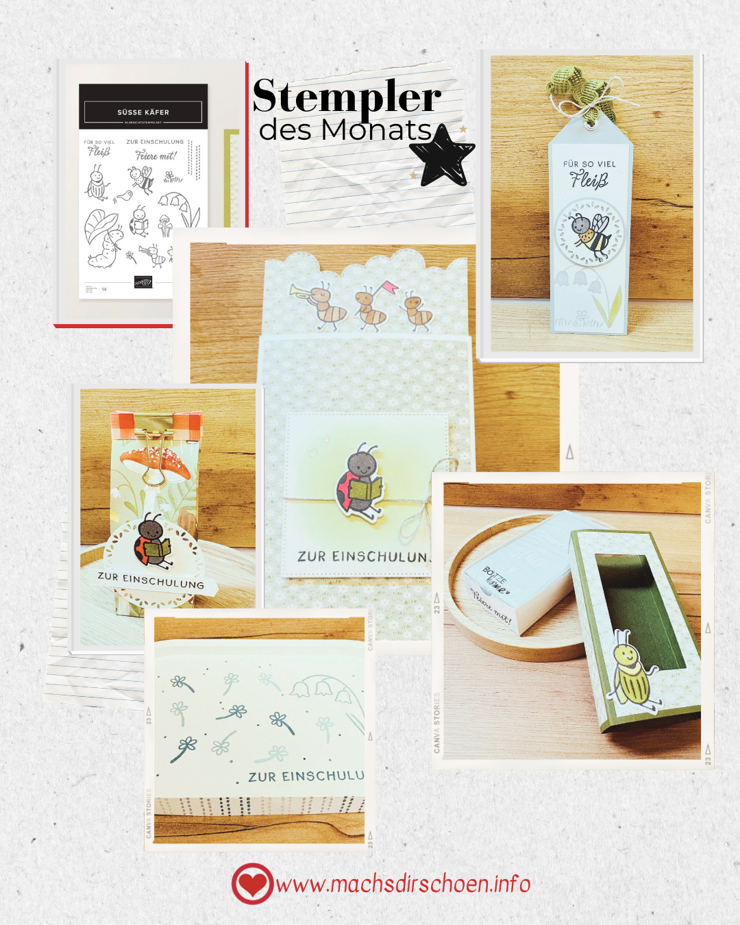 Mehr über den Artikel erfahren Mach’s Dir schön Teamaktion Stempler des Monats – Januar 2026 mit SÜSSE KÄFER