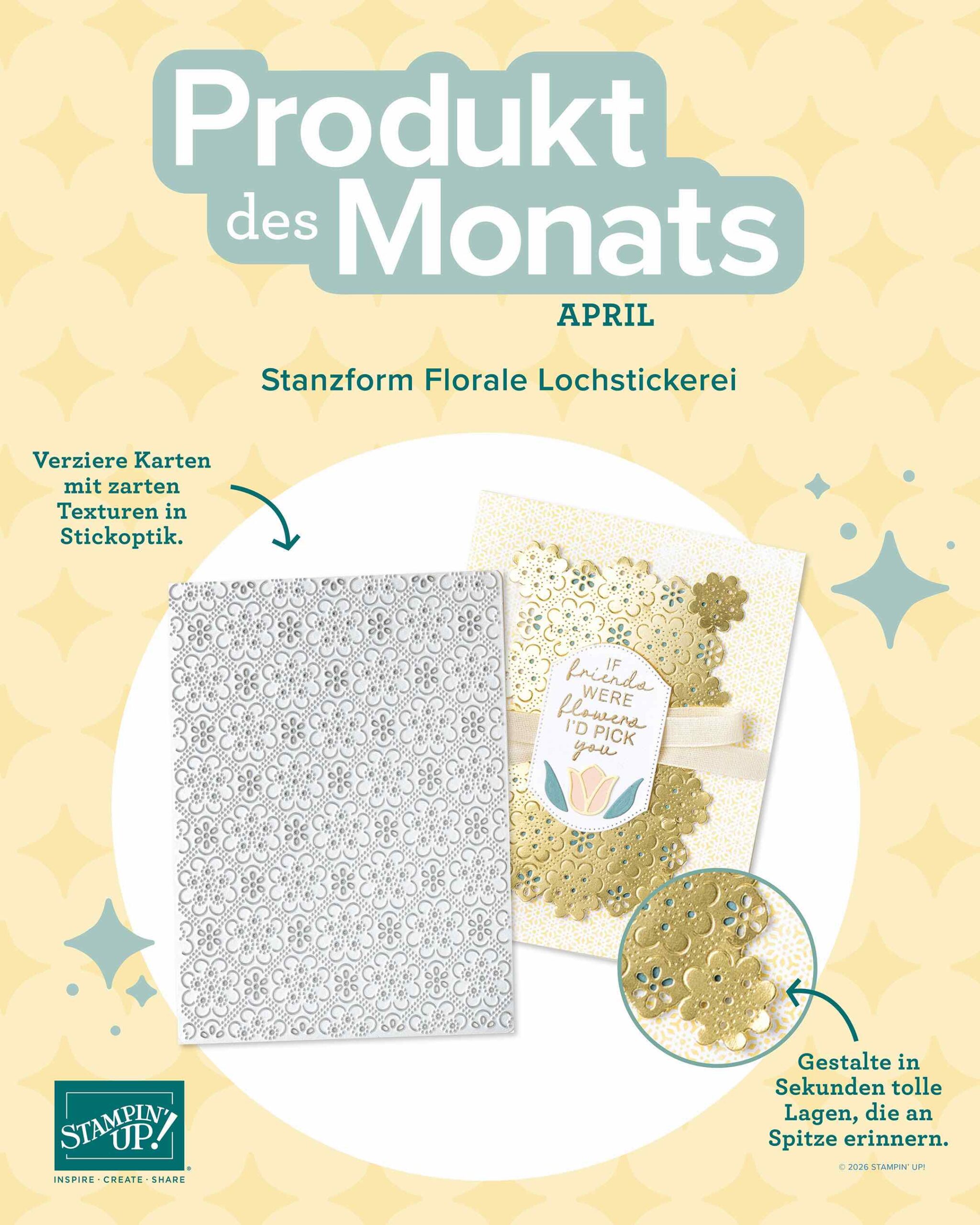 Mehr über den Artikel erfahren Das Stampin‘ Up! Produkt des Monats – April 2026