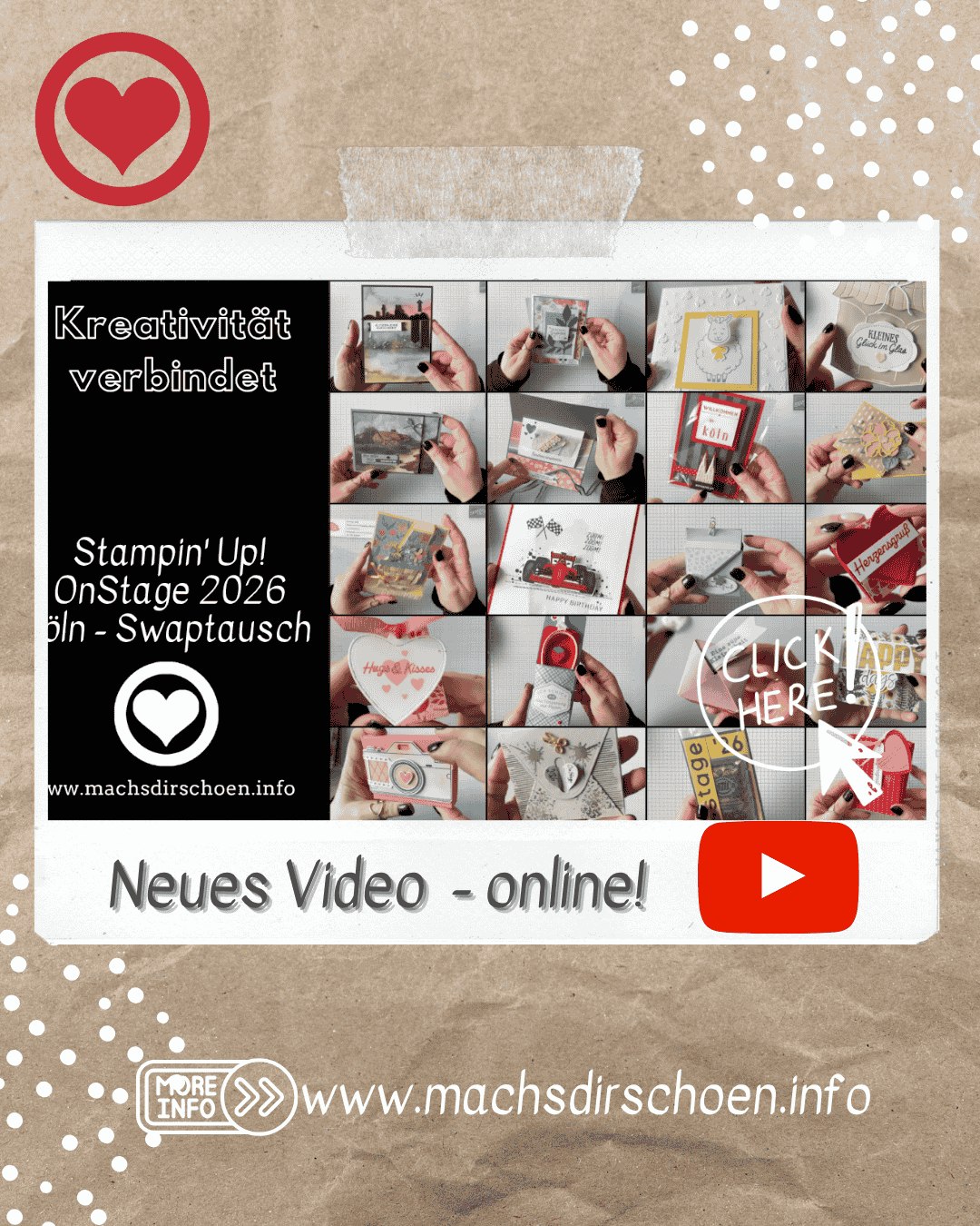 Mehr über den Artikel erfahren Papierliebe eskaliert: Swap-Tausch in Köln (Teil 1) – Stampin‘ Up! OnStage 2026