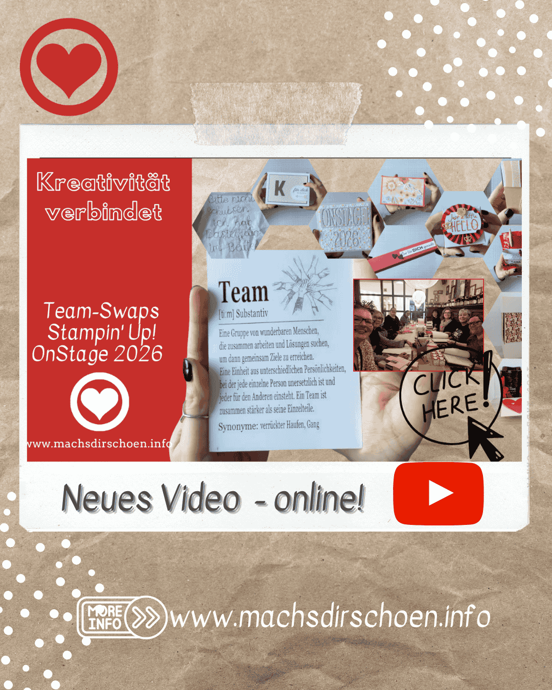 Mehr über den Artikel erfahren Papierliebe eskaliert weiter (Teil 2)! Stampin‘ Up! Team-Swaps in Köln – jetzt wird’s besonders