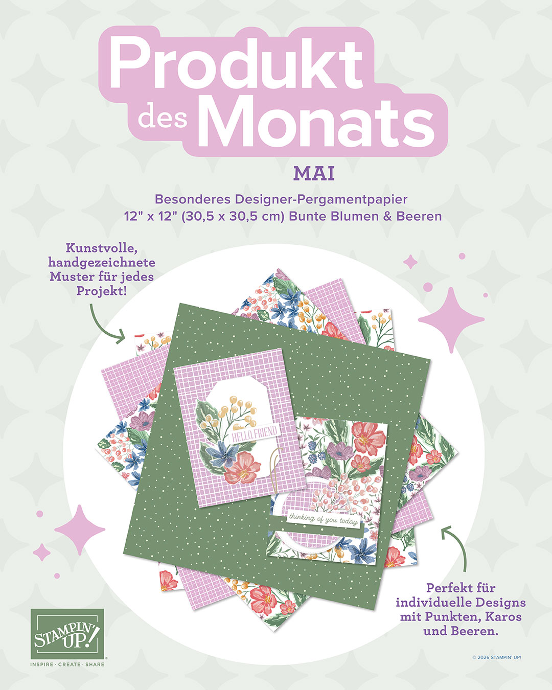 Mehr über den Artikel erfahren Das Stampin‘ Up! Produkt des Monats – Mai 2026 (ab 05.05.2026)