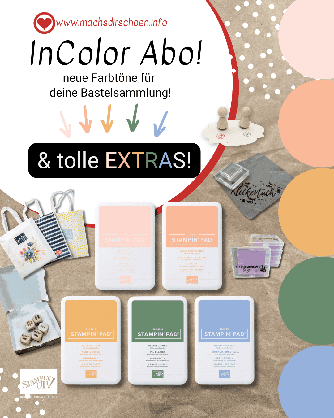 Mehr über den Artikel erfahren Stampin‘ Up! InColor 2026-2028 Abo mit tollen speziellen Extras