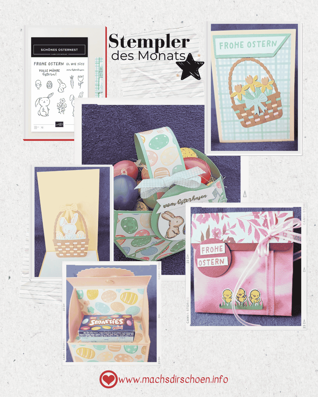 Mehr über den Artikel erfahren Mach’s Dir schön Teamaktion Stempler des Monats – März 2026 mit SCHÖNES OSTERNEST