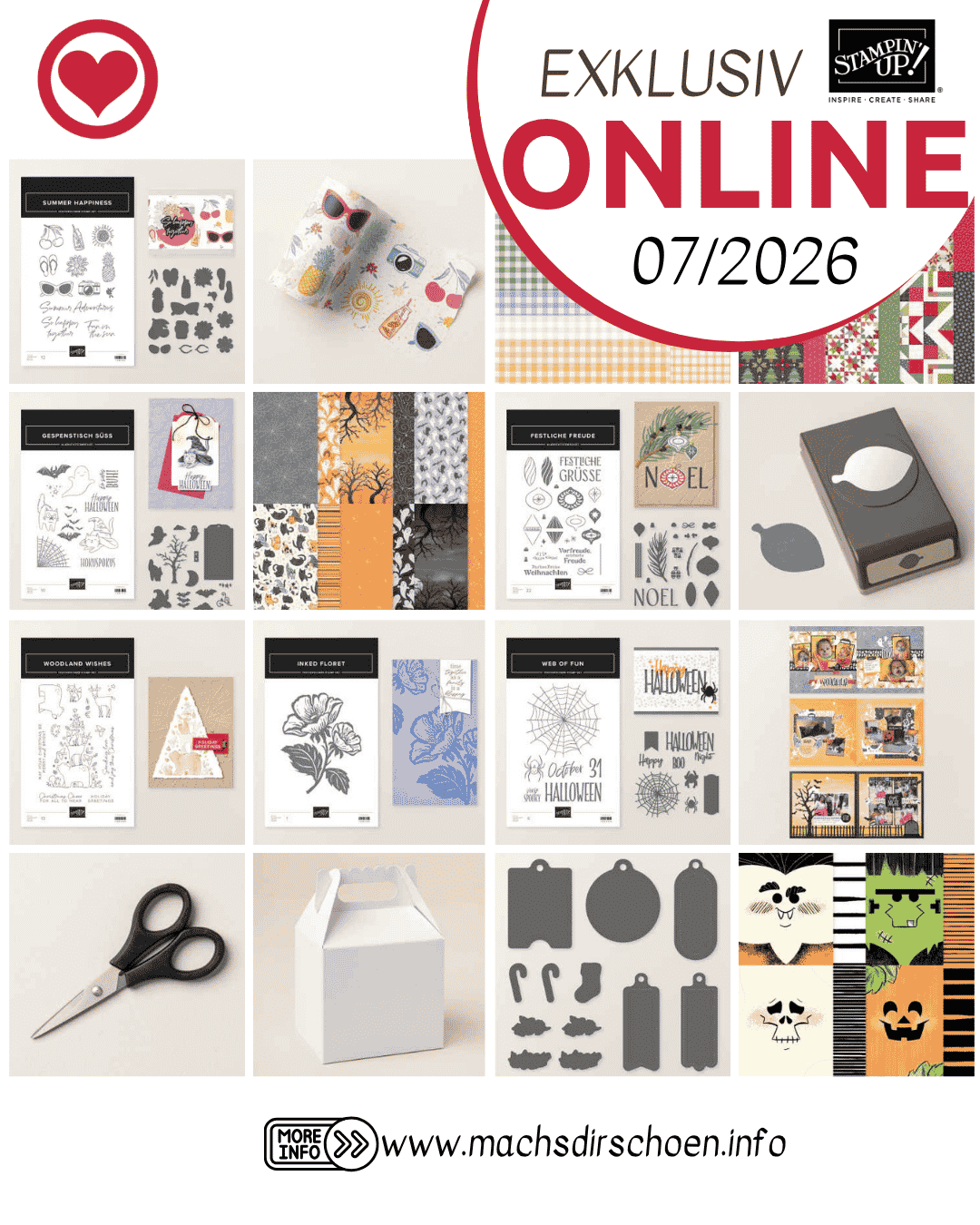 Mehr über den Artikel erfahren neue Stampin‘ Up! Online Exklusiv Produkte – 07/2026